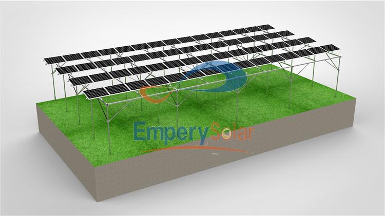 Farmland Solar Mounting System Carbon Steel structure