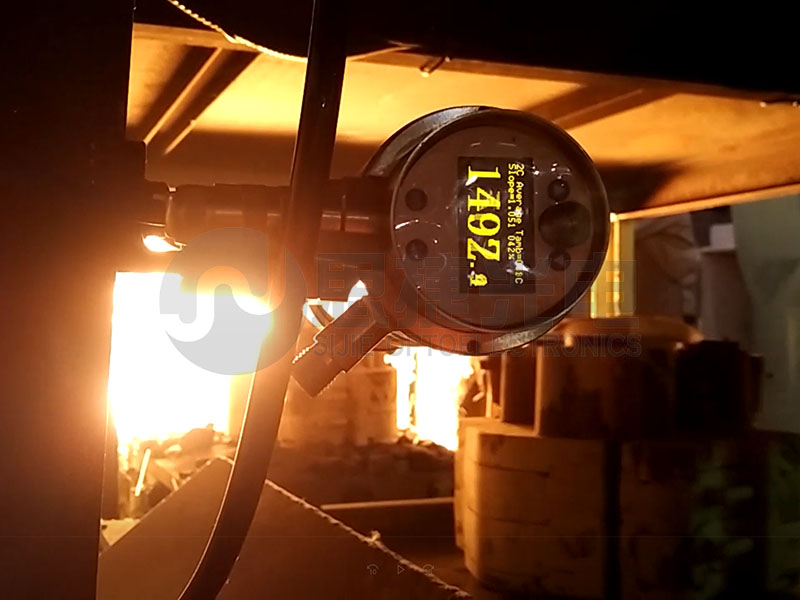 Infrared temperature measurement in the foundry industry